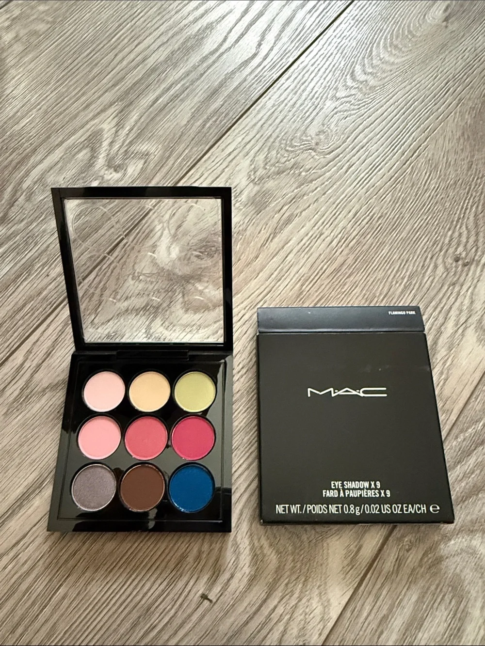 MAC Cosmetics Eyeshadow Palette in Pink, Red, Blue, Green, Brown, Cream